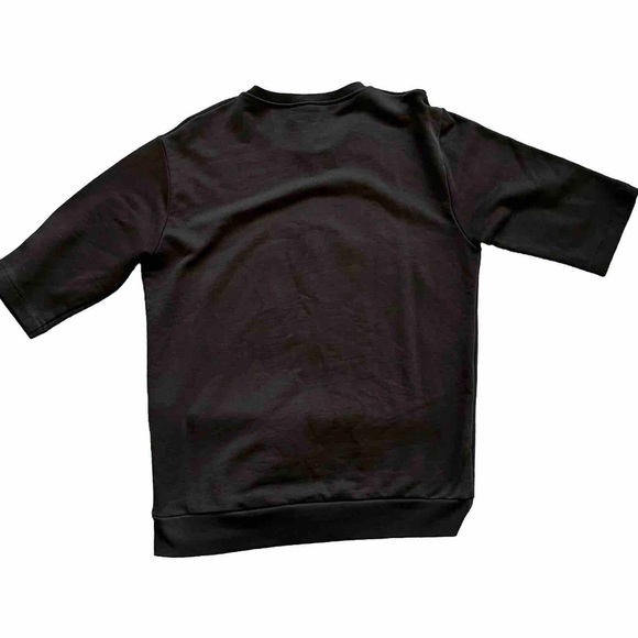 ZARA BROWN ARTSY PORTRAIT PRINT T SHIRT SIZE XL ART TO WEAR FUNKY MODERN - Picture 2 of 7